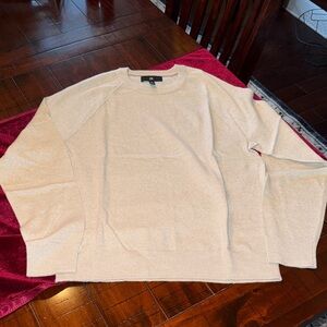 Banana Republic Light Beige Crewneck Sweater